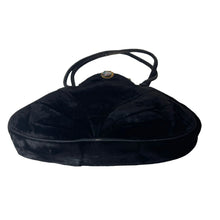 Load image into Gallery viewer, Vintage 40s/50s Luxurious Black Silk Velvet Beaded Waldybag Evening Bag-Vintage Handbag, Evening Bag-Brand Spanking Vintage
