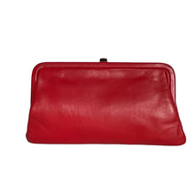 Load image into Gallery viewer, Vintage 60s 70s Lipstick Red Leather Clutch Bag Evening/Occasion by Jane Shilton Made in England-Vintage Handbag, Clutch Bag-Brand Spanking Vintage
