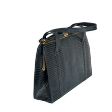 Load image into Gallery viewer, Vintage 70s Ackery Of London Large Lizard Classic Handbag Unused and Mint Condition-Vintage Handbag, Exotic Skins-Brand Spanking Vintage

