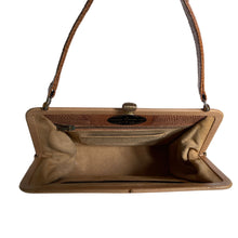Load image into Gallery viewer, Vintage 70s Classic Caramel Tan Lizard Skin Handbag By Mappin &amp; Webb-Vintage Handbag, Exotic Skins-Brand Spanking Vintage
