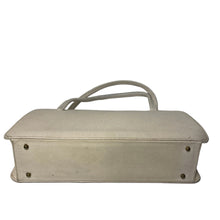 Load image into Gallery viewer, Buttercream Beige Leather Luxan Hide Vintage 50s 60s Classic Handbag By Riviera
