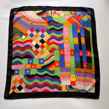 Load image into Gallery viewer, Vintage Liberty of London 60s/70s Large Silk Scarf Collier Campbell Bauhaus, Vibrant Colours, Rare Collectable
