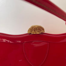 Load image into Gallery viewer, Vintage 50s/60s Lipstick Red Patent Top Handle Bag By Crown Lewis USA
