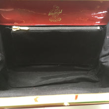 Load image into Gallery viewer, Vintage 60s/70s Cherry Wine Red Patent Leather Top Handle Bag By Holmes Of Norwich-Vintage Handbag, Top Handle Bag-Brand Spanking Vintage

