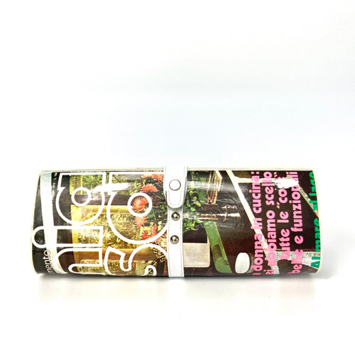 Vintage 70s Magazine Clutch Bag Made in Italy-Vintage Handbag, Clutch Bag-Brand Spanking Vintage