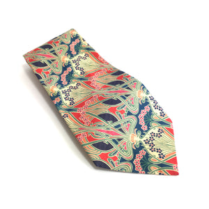 Vintage Tana Lawn Cotton Tie by Liberty of London in Classic Ianthe Design-Accessories, For Him-Brand Spanking Vintage
