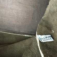 Load image into Gallery viewer, Vintage 80s Leather Faux Lizard Style Taupe Holdall/Overnight Bag/Carpet Bag Style Grip w/ Shoulder Strap Made in India-Vintage Handbag, Large Handbag-Brand Spanking Vintage
