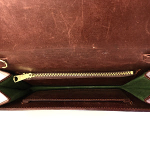 Vintage 70s Small Hornback Crocodile Skin Clutch Bag from Singapore-Vintage Handbag, Exotic Skins-Brand Spanking Vintage