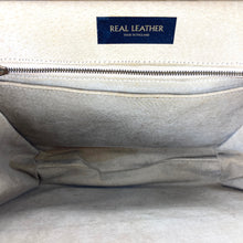 Load image into Gallery viewer, Vintage 70s Snakeskin And Leather &#39;Starburst&#39; Design Handbag/Work Bag Case Top Handles-Vintage Handbag, Exotic Skins-Brand Spanking Vintage
