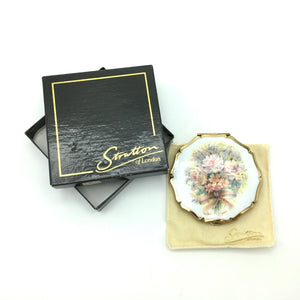 Exquisite Vintage Unused Powder Compact By Stratton-Accessories, For Her-Brand Spanking Vintage