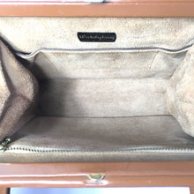 Load image into Gallery viewer, Vintage Caramel Brown Leather Small Classic Ladylike Bag by Waldybag-Vintage Handbag, Kelly Bag-Brand Spanking Vintage
