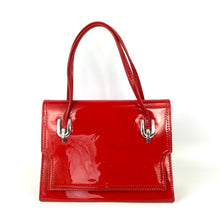 Load image into Gallery viewer, Vintage 1960s/70s Lipstick Red Patent Handbag by Freedex Made in Republic of Ireland-Vintage Handbag, Kelly Bag-Brand Spanking Vintage
