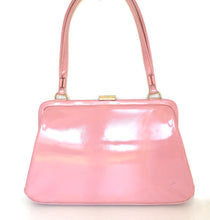 Load image into Gallery viewer, Vintage 1960s/70s Pale Pink Patent Top Handle Handbag by Freedex For Boots-Vintage Handbag, Top Handle Bag-Brand Spanking Vintage
