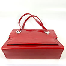 Load image into Gallery viewer, Vintage 1960s/70s Lipstick Red Patent Handbag by Freedex Made in Republic of Ireland-Vintage Handbag, Kelly Bag-Brand Spanking Vintage
