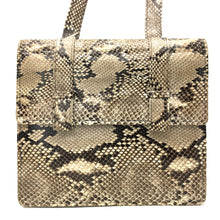 Load image into Gallery viewer, Vintage Python Skin Handbag With Shoulder Strap Made In Singapore-Vintage Handbag, Exotic Skins-Brand Spanking Vintage
