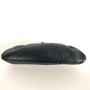 Vintage Small Dark Navy Dainty Leather Clutch Bag by Freedex for Boots-Vintage Handbag, Clutch Bag-Brand Spanking Vintage