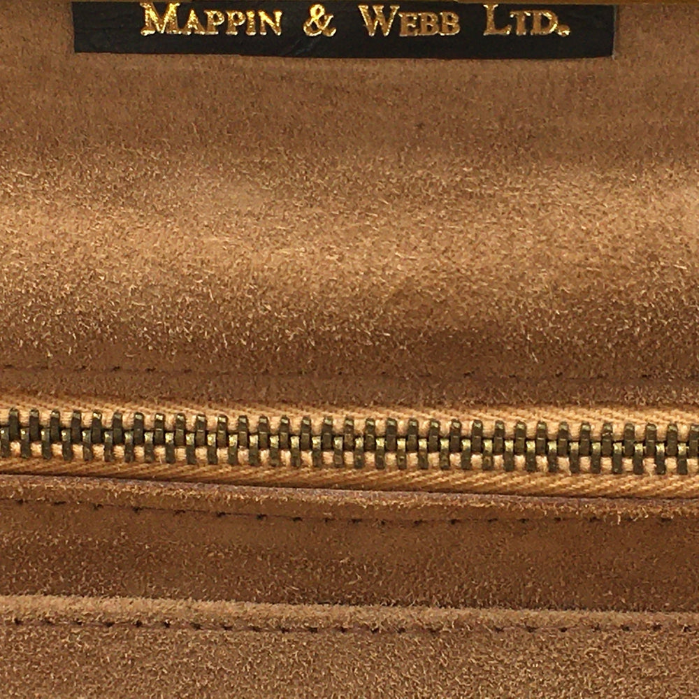 Vintage 1950s/60s Mappin & Webb Green Lizard Skin Classic Ladylike Bag â€“  Brand Spanking Vintage