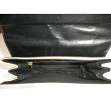 Load image into Gallery viewer, Delightful Vintage 60s Freedex Patent Leather Mottled Taupe/Stone/Grey Twin Handle Bag-Vintage Handbag, Top Handle Bag-Brand Spanking Vintage
