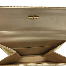 Load image into Gallery viewer, Vintage 60s Dainty Gold Lamé Handbag w/ Bow Detail To Handle-Vintage Handbag, Evening Bag-Brand Spanking Vintage
