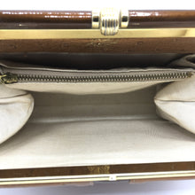 Load image into Gallery viewer, Holmes Of Norwich 60s/70s Vintage Ostrich And Patent Leather Vintage Handbag-Vintage Handbag, Exotic Skins-Brand Spanking Vintage
