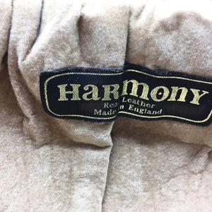 Vintage 70s Shiny Brown Leather Clutch Bag By Harmony-Vintage Handbag, Clutch Bag-Brand Spanking Vintage