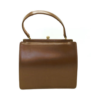 Vintage 50s Antelope Skin And Tan Leather Handbag By Umtali Leather-Vintage Handbag, Exotic Skins-Brand Spanking Vintage