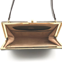 Load image into Gallery viewer, Vintage Handbag 50s Slim Elegant Design In Dark Chocolate Brown Lizard Skin From Waldybag-Vintage Handbag, Exotic Skins-Brand Spanking Vintage
