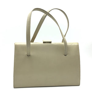 Vintage 50s/60s Beige Leather Bag Jonelle Made For John Lewis-Vintage Handbag, Kelly Bag-Brand Spanking Vintage