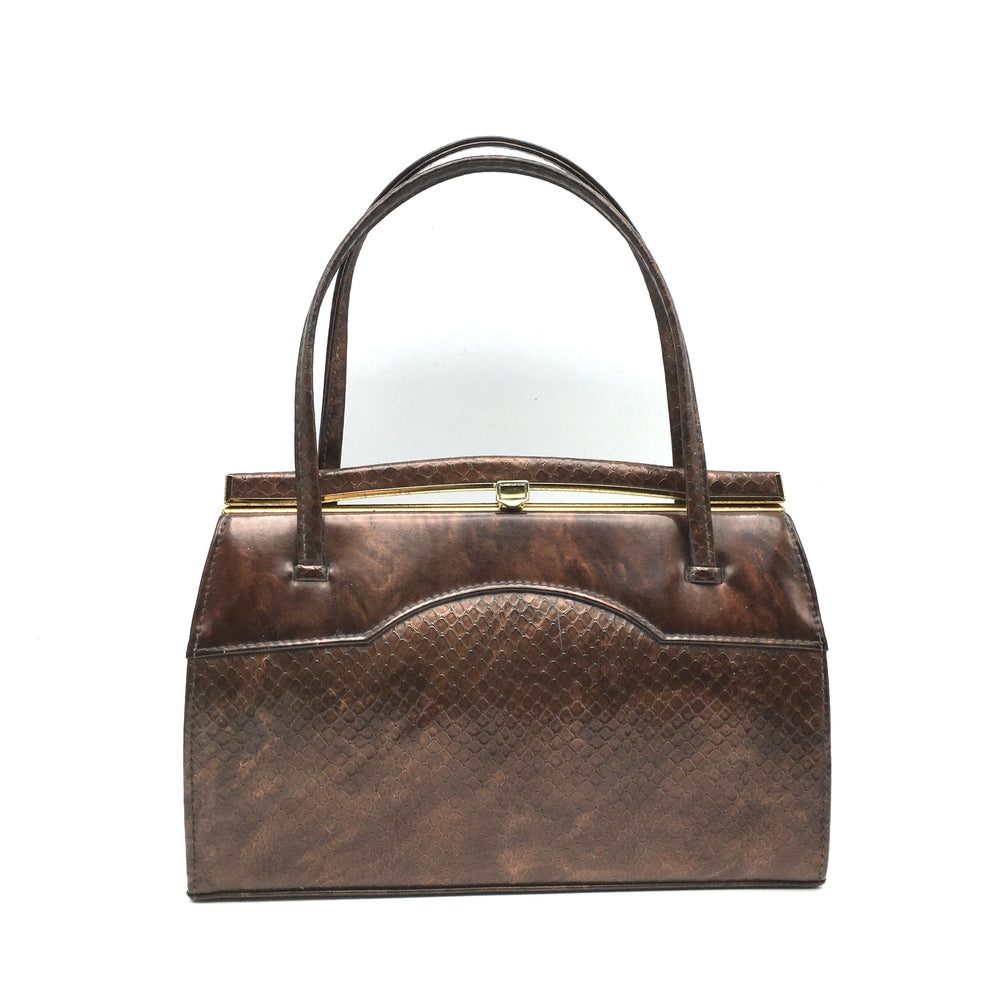 Bronze cheap leather bag