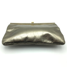 Load image into Gallery viewer, Vintage 80s Gold/Bronze Leather Clutch Bag By Jane Shilton-Vintage Handbag, Clutch Bag-Brand Spanking Vintage
