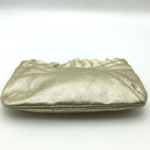 Vintage 80s/90s Gold Leather Evening/Occasion Bag by Topshop Made in India-Vintage Handbag, Evening Bag-Brand Spanking Vintage