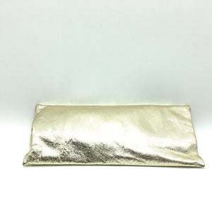 Vintage 50s/60s Gold Leather Clutch Evening Bag By Jane Shilton-Vintage Handbag, Evening Bag-Brand Spanking Vintage