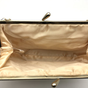 Beautiful Vintage Gold Evening/Occasion Bag By MacLaren Of Norwich Unused-Vintage Handbag, Evening Bag-Brand Spanking Vintage