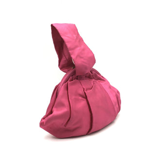 Vintage Fuchsia Pink Silk Satin Evening/Occasion Bag by Bagcraft Made in England-Vintage Handbag, Evening Bag-Brand Spanking Vintage