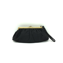 Load image into Gallery viewer, Vintage 50s/60s Slim Black Silk Satin Evening/Occasion Clutch Bag by Bagcraft-Vintage Handbag, Evening Bag-Brand Spanking Vintage

