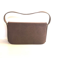 Load image into Gallery viewer, Vintage 1940s/1950s Handbag In Faux Leather, Vegan, Attached Coin Purse, Original Mirror And Gilt Clasp In Taupe In Excellent Condition-Vintage Handbag, Kelly Bag-Brand Spanking Vintage
