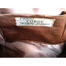 Load image into Gallery viewer, Vintage 40s/50s Milk Chocolate Silk Lined Corde Handbag By Cordé-Vintage Handbag, Kelly Bag-Brand Spanking Vintage
