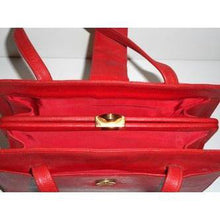 Load image into Gallery viewer, Vintage 50s Large Lipstick Red Leather Handbag By Fassbender-Vintage Handbag, Large Handbag-Brand Spanking Vintage
