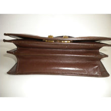 Load image into Gallery viewer, Vintage 70s Crocodile Skin Classic Ladylike Bag In A Rare Rich Brandy Colour In Superb Condition-Vintage Handbag, Exotic Skins-Brand Spanking Vintage
