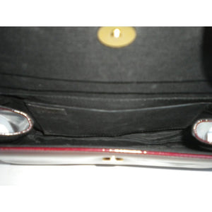 Vintage 70s Maroon Patent Shoulder Bag By Van Dal-Vintage Handbag, Clutch Bag-Brand Spanking Vintage