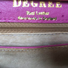 Load image into Gallery viewer, Vintage 70s Pink Leather Tiny Bag, Top Handle Bag, w/ Lift Up Double Gilt Clasp, In Faux Ostrich Leather And Suede Lining By Degree-Vintage Handbag, Kelly Bag-Brand Spanking Vintage

