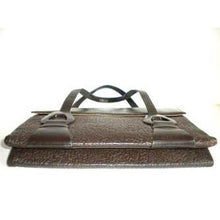 Load image into Gallery viewer, SOLD Vintage 40s Chocolate Brown Leather And Labrador Sealskin Handbag w/ Pigskin Lining And Matching Coin Purse by Waldybag-Vintage Handbag, Large Handbag-Brand Spanking Vintage
