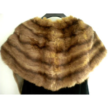 Load image into Gallery viewer, Vintage Fabulous 50s Long Mink Stole/Wrap With Shaped Shoulders-Accessories, For Her-Brand Spanking Vintage
