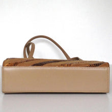 Load image into Gallery viewer, Vintage Handbag 60s/70s In Beige Leather Suede And Snakeskin By Ackery Of London-Vintage Handbag, Exotic Skins-Brand Spanking Vintage
