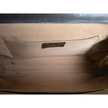 Load image into Gallery viewer, Vintage Handbag In Gunmetal Grey Leather w/ Matching Leather Coin Purse By Widegate-Vintage Handbag, Kelly Bag-Brand Spanking Vintage
