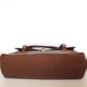 Vintage Large 60s Handbag w/ Gilt Postman's Lock By Weymouth American-Vintage Handbag, Large Handbag-Brand Spanking Vintage