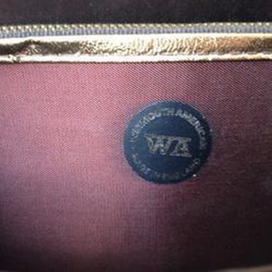 Vintage Large 60s Handbag w/ Gilt Postman's Lock By Weymouth American-Vintage Handbag, Large Handbag-Brand Spanking Vintage