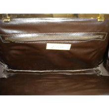 Load image into Gallery viewer, Vintage Letisse Art Deco Chocolate Brown Leather Clutch Or Chain Handle Bag-Vintage Handbag, Clutch Bag-Brand Spanking Vintage

