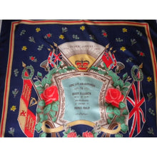 Load image into Gallery viewer, Vintage Liberty Of London Silk Scarf To Commemorate HM The Late Queen&#39;s Silver Jubilee 1952 - 1977-Scarves-Brand Spanking Vintage
