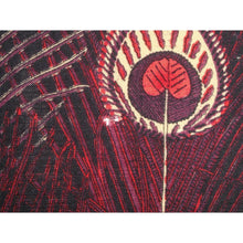Load image into Gallery viewer, Vintage Liberty Of London Varuna Wool Wrap/Shawl In Sought After &quot;Hera&#39; Design In Red, Black And Cream-Scarves-Brand Spanking Vintage
